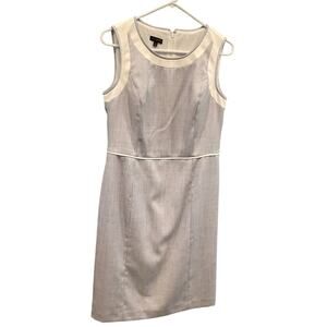 Talbots Womens Sheath Dress Size 6 Light Blue Classic Career Workwear Corporate